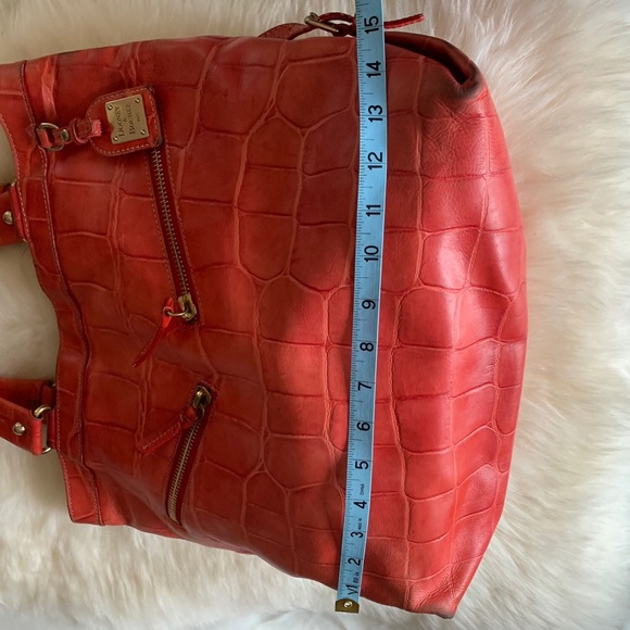 Dooney and Bourke croc embossed tote - Picture 6 of 9